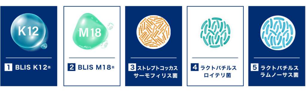 5つの善玉菌