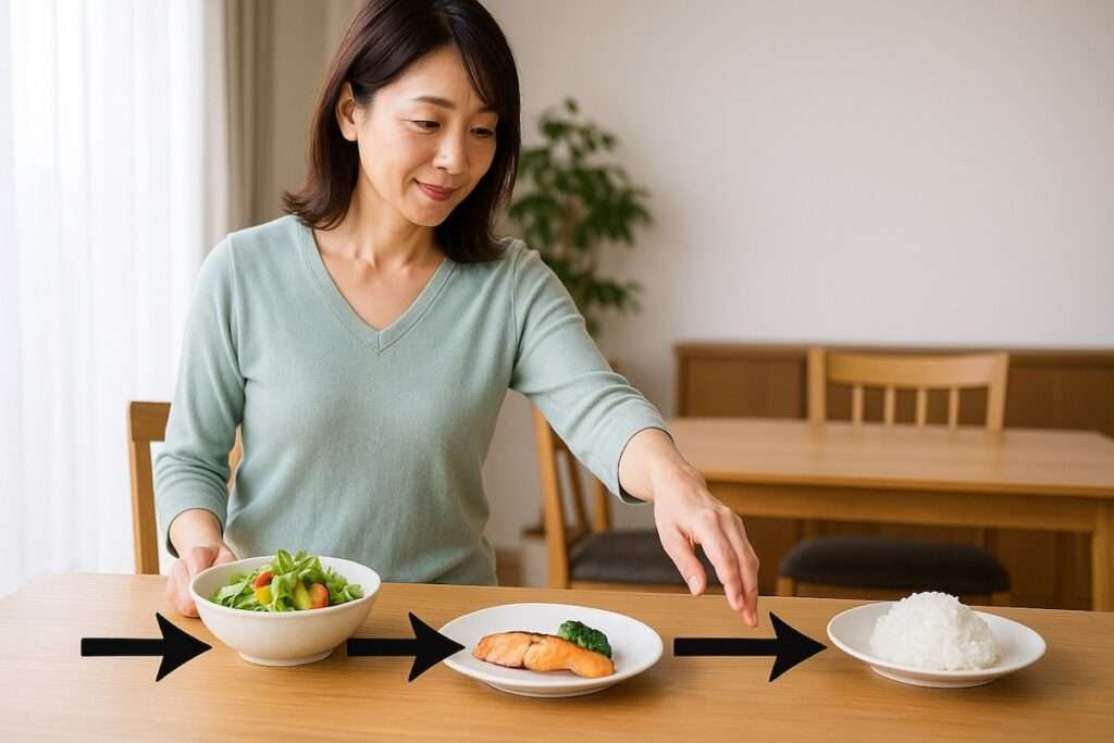 血糖値を考えた食べる順番