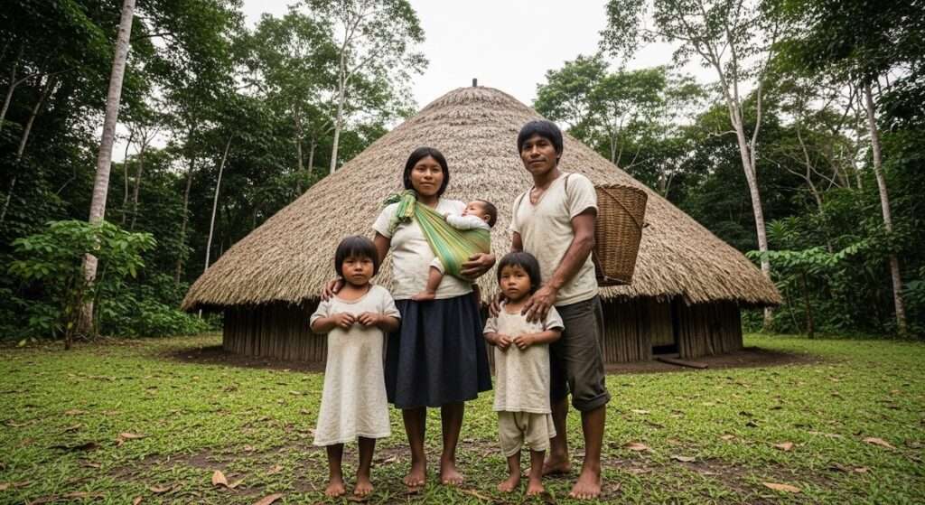 チネマ族の家族