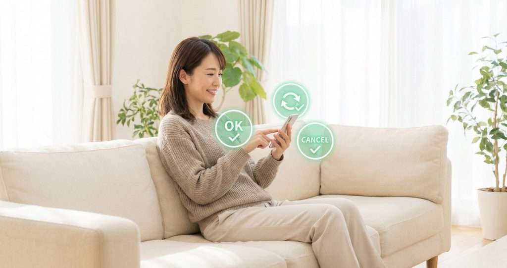 オンラインでキャンセル