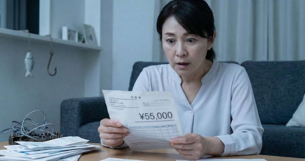 高額な請求に驚く