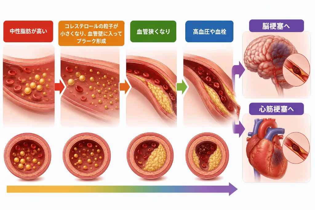 脳梗塞や心筋梗塞になるまでの経過