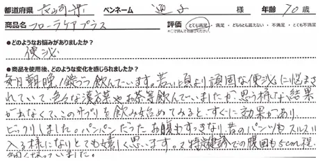 手書きレビュー